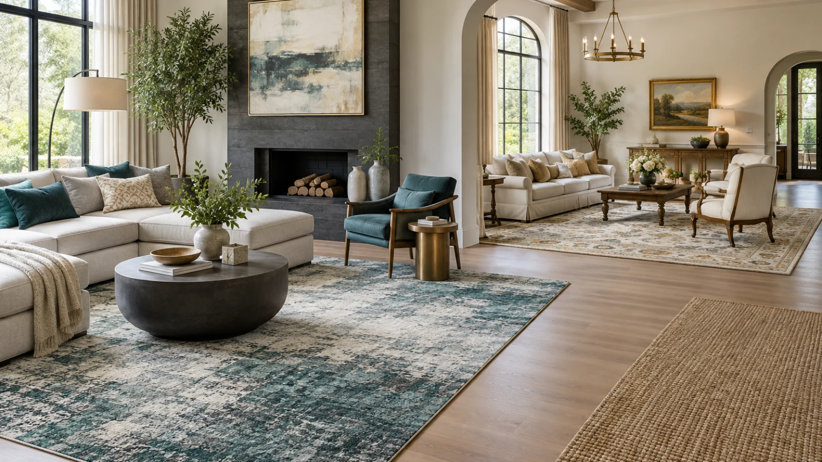 A modern and traditional RugGuy-inspired area rug collection
